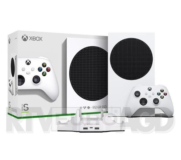 Xbox Series S + ładowarka SteelDigi XS-CC01W