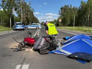 Śmiertelny wypadek na trasie Białystok - Bobrowniki