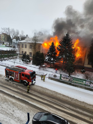 W pożarze miasto straciło jeden ze swoich zabytków