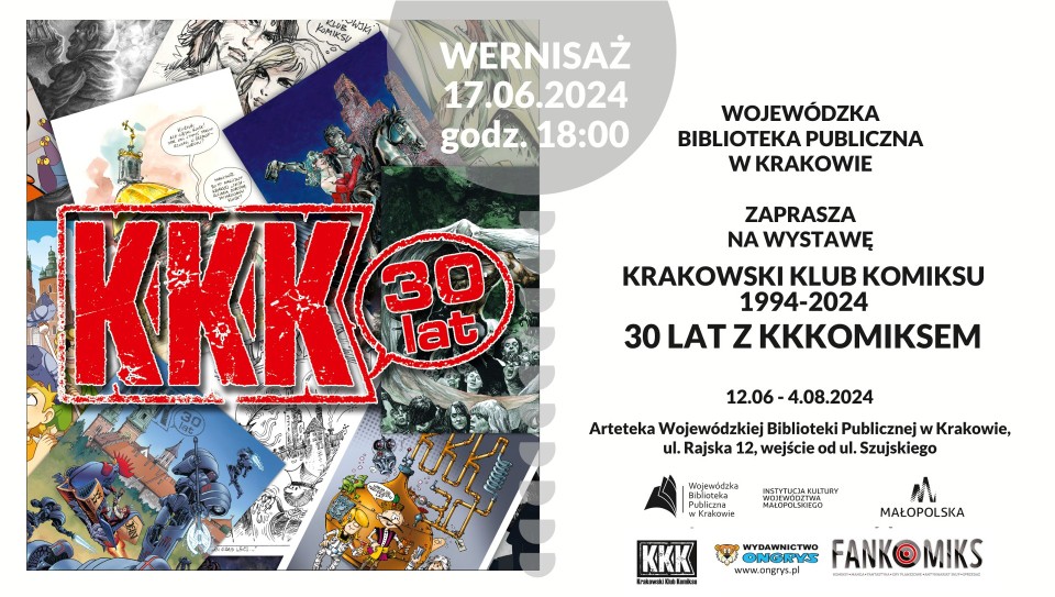 Wystawa "Krakowski Klub Komiksu 1994-2024