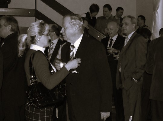 Zmarł Tadeusz Jagodziński, były zastępca burmistrza Chełmna. Zdjęcie wykonane podczas pożegnania pana Tadeusza odchodzącego na emeryturę