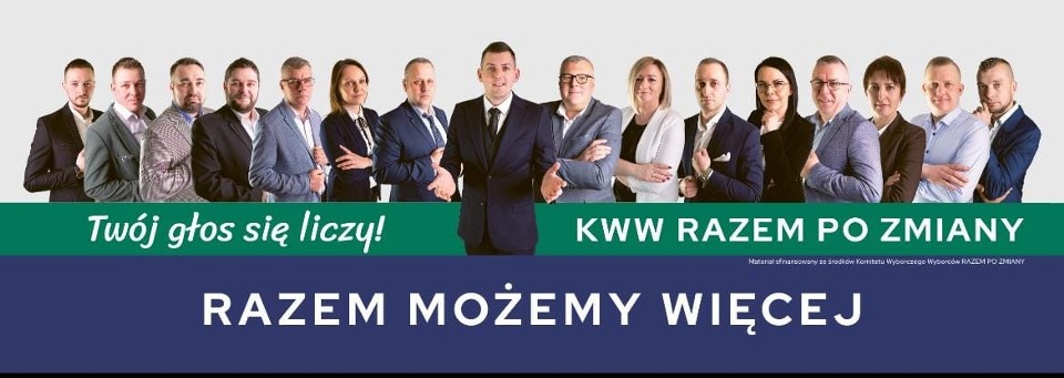 Marcin Lewandowski, kandydat KWW Razem Po Zmiany.