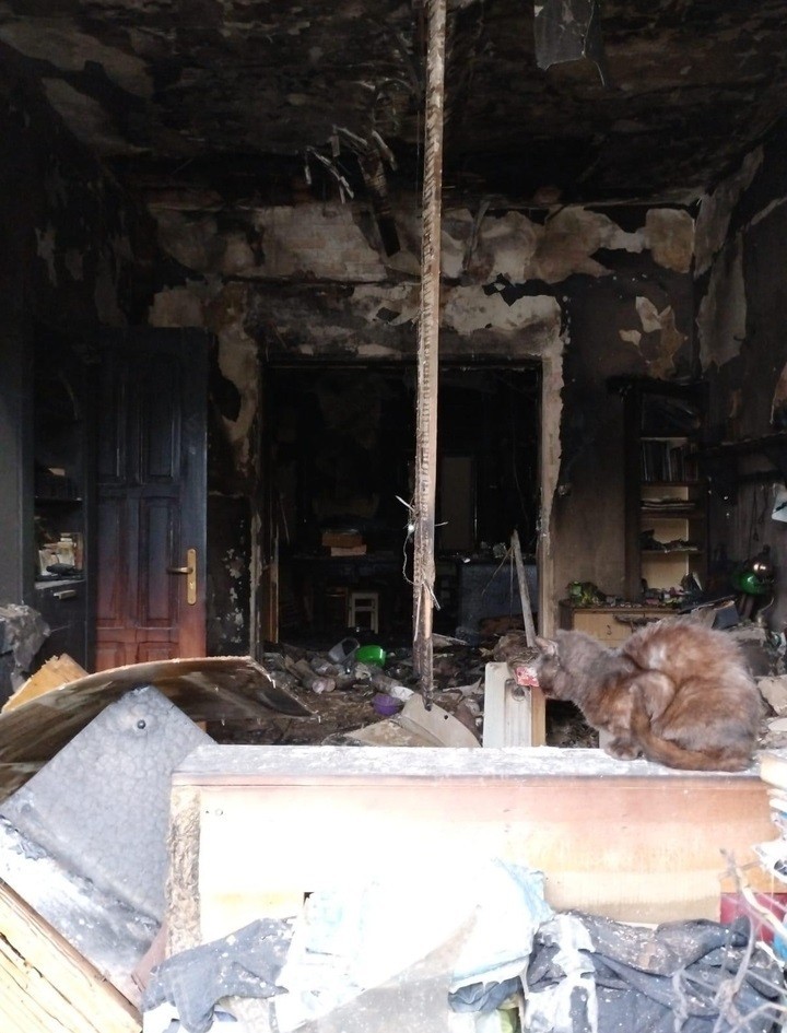 Dom w Grupie, w którym 13 marca doszło do pożaru nie nadaje...