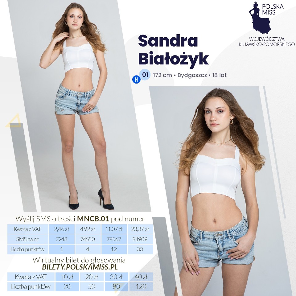 Półfinalistka konkursu Miss Nastolatek Województwa Kujawsko-Pomorskiego 2024