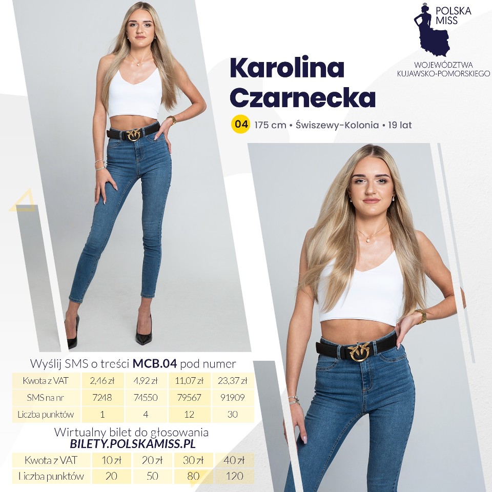 Półfinalistka konkursu Miss Województwa Kujawsko-Pomorskiego 2024