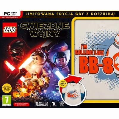 LEGO Gwiezdne wojny: Przebudzenie Mocy + Koszulka BB-8 Gra PC CENEGA