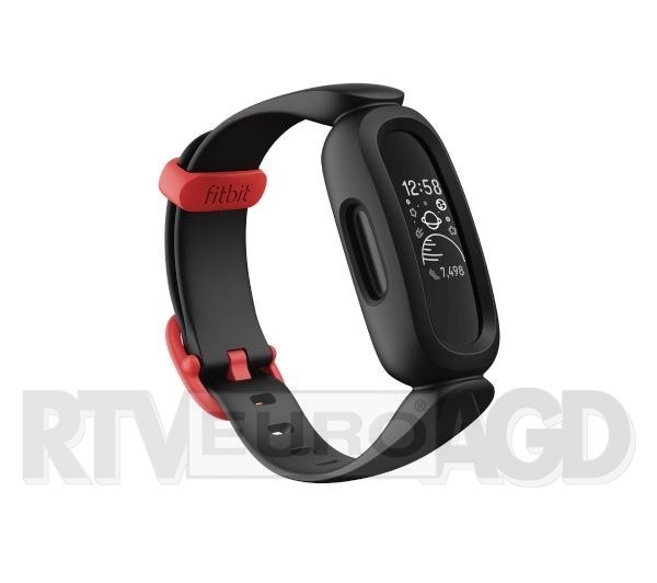 Fitbit Ace 3 (czarno-czerwony)