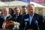 Święto Pracy w Białymstoku. Działacze podlaskiej Lewicy upamiętnili historię i przedstawili współczesne wyzwania