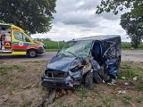 Wypadek na DW 308 między Grodziskiem Wielkopolskim a Ujazdem. Doszło do zderzenia dwóch busów. Dwie osoby zostały poszkodowane