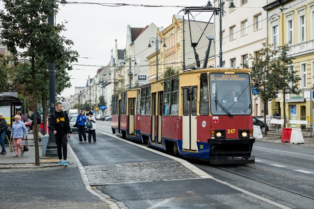Docelowo ulica Gdańska ma być wyposażona w perony wiedeńskie na odcinku od pl. Teatralnego do ul. Kamiennej.