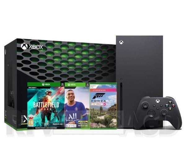 Xbox Series X + Forza Horizon 5 + FIFA 22 + Battlefield 2042