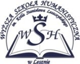 Logo firmy Wyższa Szkoła Humanistyczna  im. K. Stanisława  Leszczyńskiego w Lesznie