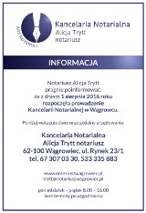 Logo firmy Kancelaria Notarialna Alicja Trytt notariusz