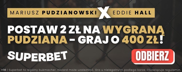 Mariusz Pudzianowski - Eddie Hall, baner 1