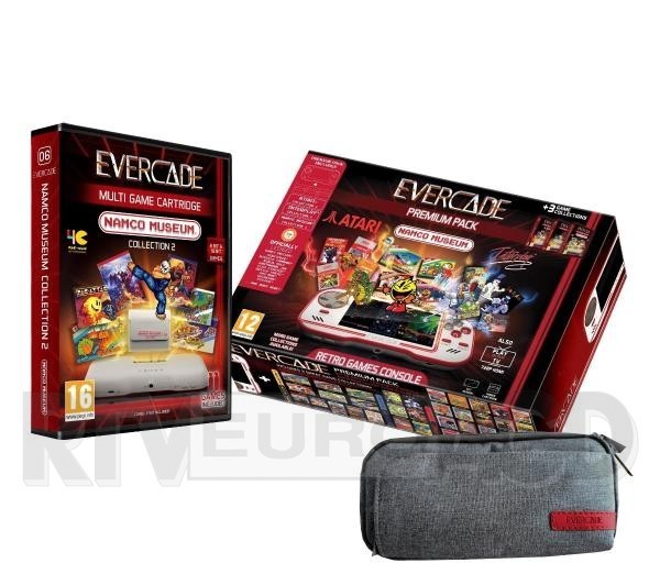 Evercade Premium Pack Namco Museum Collection 1 i 2 / Interplay Collection 1 / Atari Collection 1 + etui