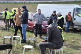 Strajk rolników w Nowym Ciechocinku. Zablokowana DK 91. Zdjęcia i wideo