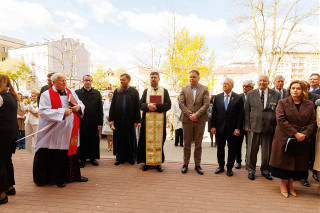 Odsłonięcie pamiątkowej tablicy, nowy sztandar i wielkie świętowanie