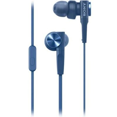 MDR-XB55AP Niebieski Zestaw słuchawkowy SONY
