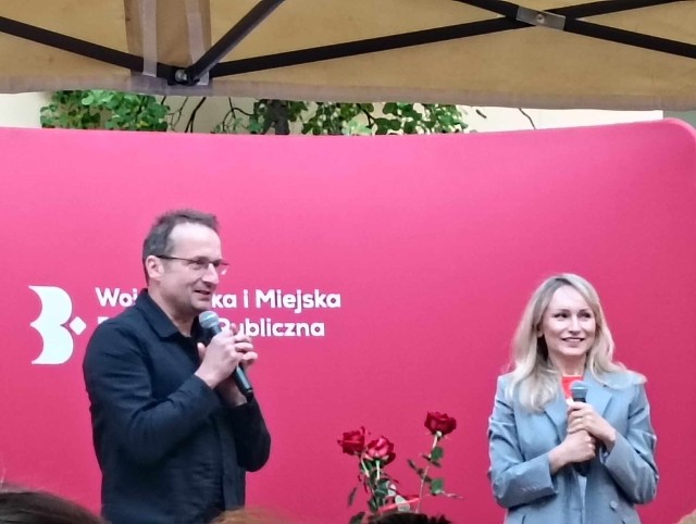 Monika Sobień-Górska i Robert Górski w Wojewódzkiej i Miejskiej Bibliotece Publicznej w Bydgoszczy (15 maja 2024)