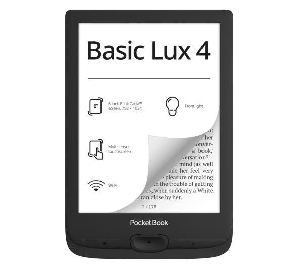 Pocketbook Basic Lux 4 - 6" - 8GB -WiFi - czarny