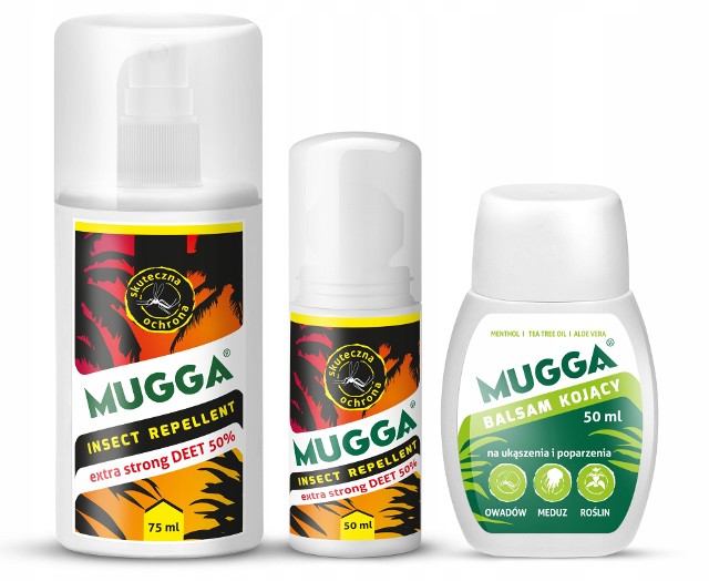 Najlepszy Zestaw Spray Na Komary Mugga Strong Muga
