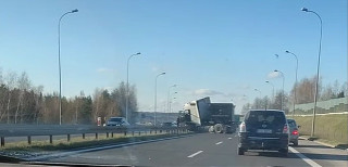 Wypadek na DK 8 w Jurowcach