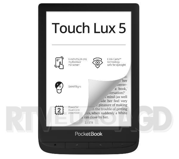 Pocketbook Touch Lux 5 (czarny)