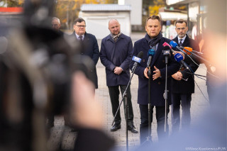 Spotkanie na bazarze przy Kawaleryjskiej po zapowiedzi otwarcia granicy z Białorusią