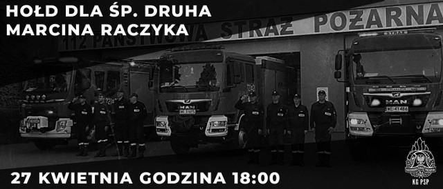 O godzinie 18 w sobotę 27 kwietnia strażacy w całej Wielkopolsce włączą sygnały świetlno-dzwiękowe na cześć zmarłego rano strażaka-ochotnika