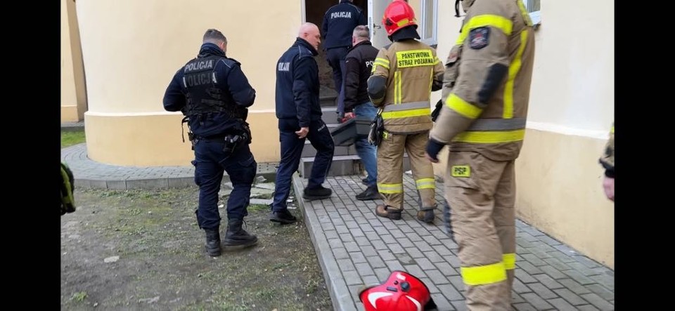 Niewybuch znaleziony w piwnicy na ulicy Piekarskiej we...