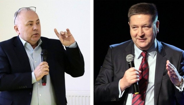 Marek Dec (od lewej) prezes OPEC-u zarobił ponad 466 tys. zł w 2023 roku, a Tomasz Pasikowski szef "Wodociągów": 464 tys. zł