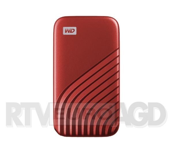 WD My Passport SSD 2TB USB 3.2 Typ C (czerwony)