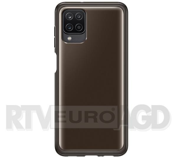 Samsung Galaxy A12 Soft Clear Cover EF-QA125TB (czarny)