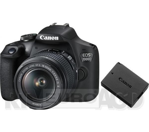 Canon EOS 2000D + EF-S 18-55mm f/3,5-5.6 IS II + LP-E10
