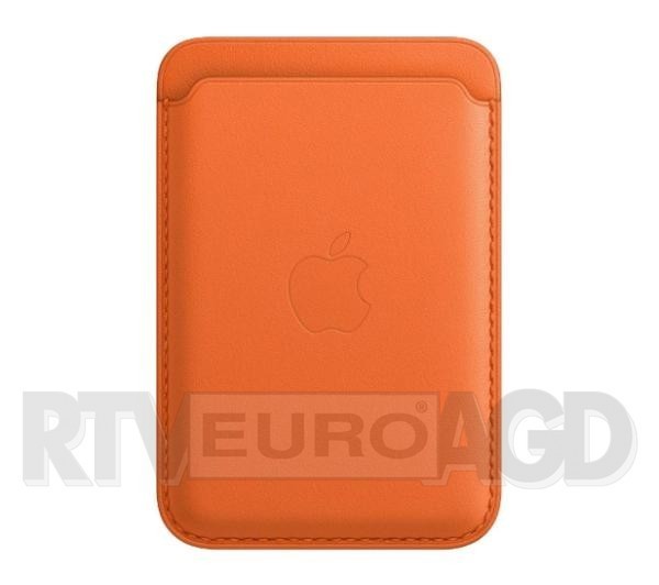 Apple skórzany portfel z MagSafe do iPhone (pomarańczowy)