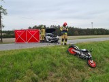 Tragiczny wypadek z udziałem motocyklisty