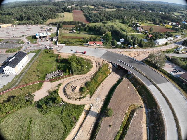 Budowa S19 - odcinek Kuźnica-Sokółka Północ. Coraz bliżej ukończenia trasy od i do nieczynnego przejścia granicznego