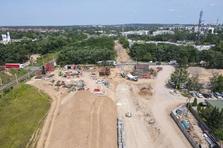 Trwa budowa wiaduktów na ulicach Golęcińskiej i Lutyckiej