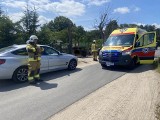 Wypadek w miejscowości Głuchowo. Motocyklista stracił panowanie nad pojazdem
