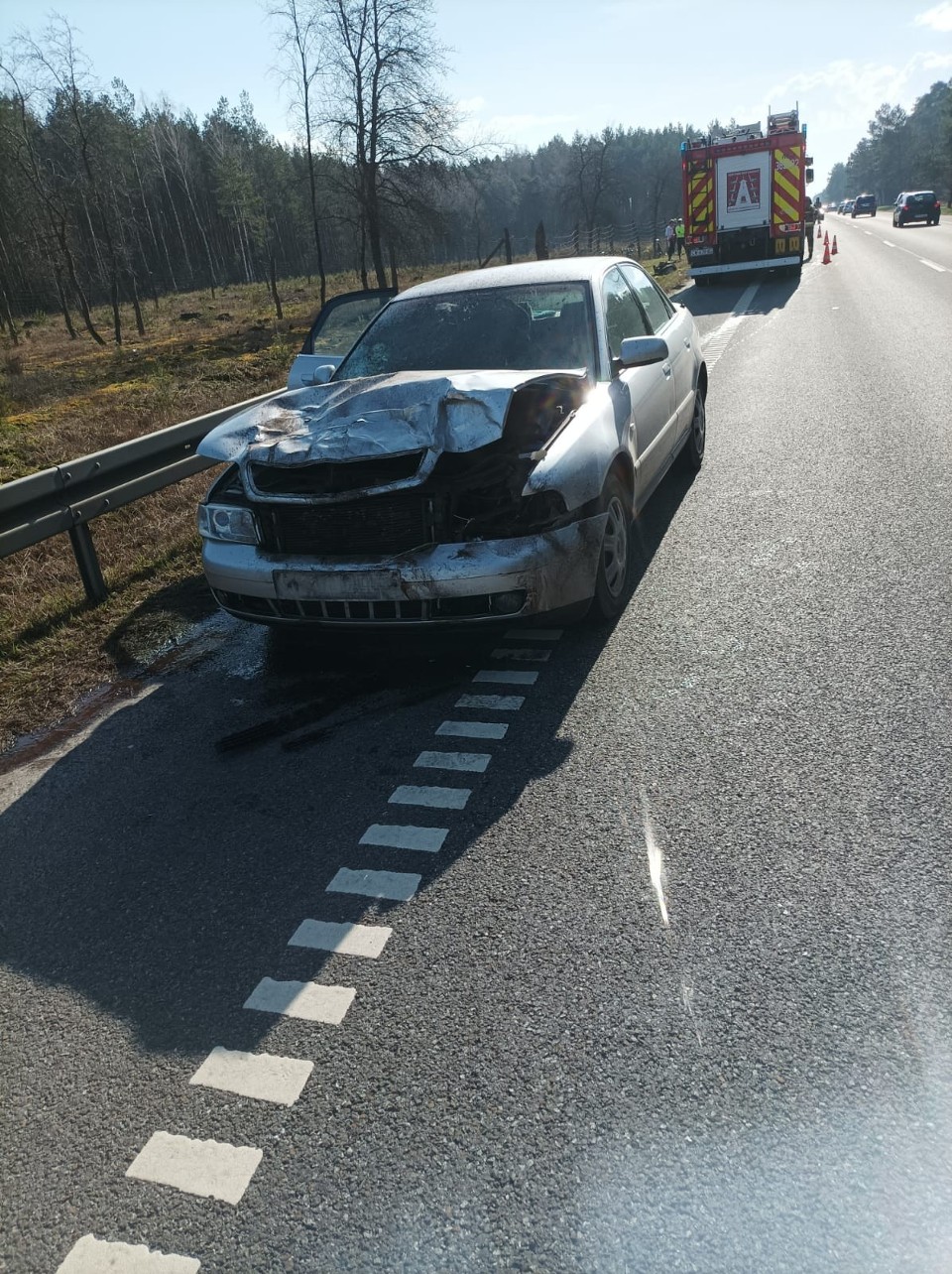 Wypadek na trasie Włocławek - Kowal