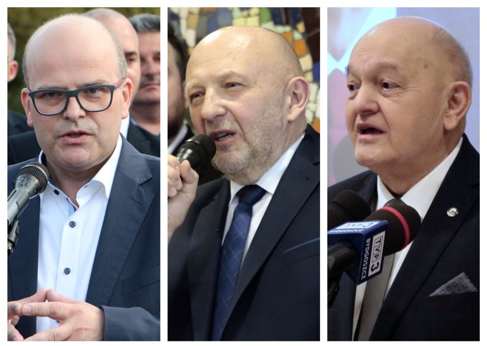 O urząd prezydenta Grudziądza ubiegają się (od lewej):...