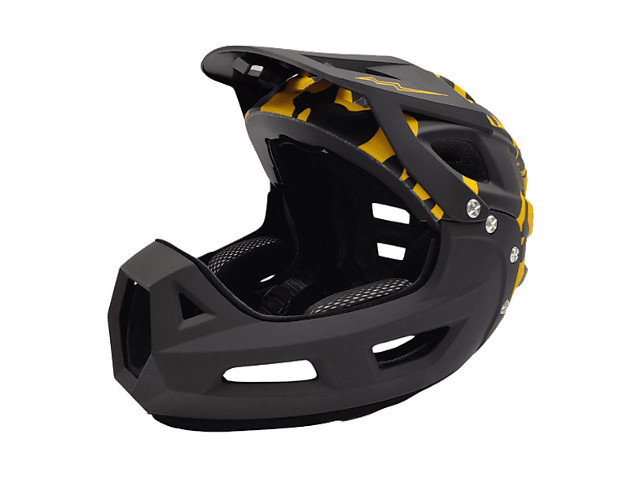 Kask pełny Full Face XRIDER XRFH003L Czarno-żółty