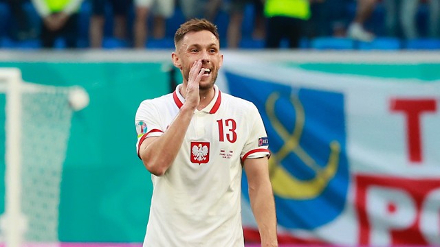 Maciej Rybus w meczu reprezentacji Polski