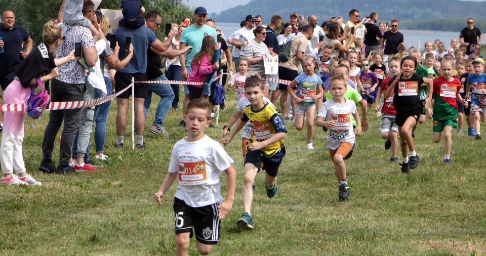 Młodzi biegacze rywalizowali na Błoniach Nadwiślańskich w...