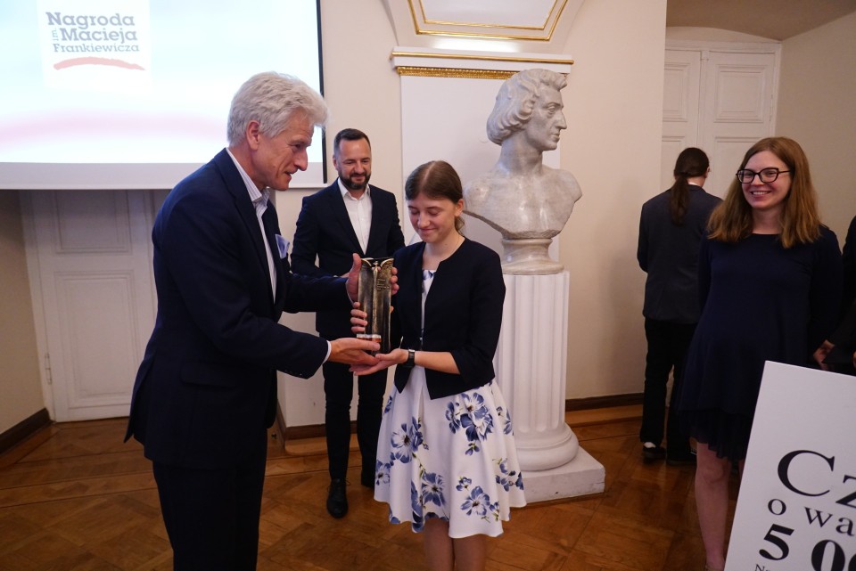 Nagrodę Aleksandrze wręczyły były prezydent Poznania i...