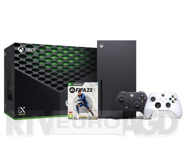 Xbox Series X + FIFA 23 + dodatkowy pad (biały)