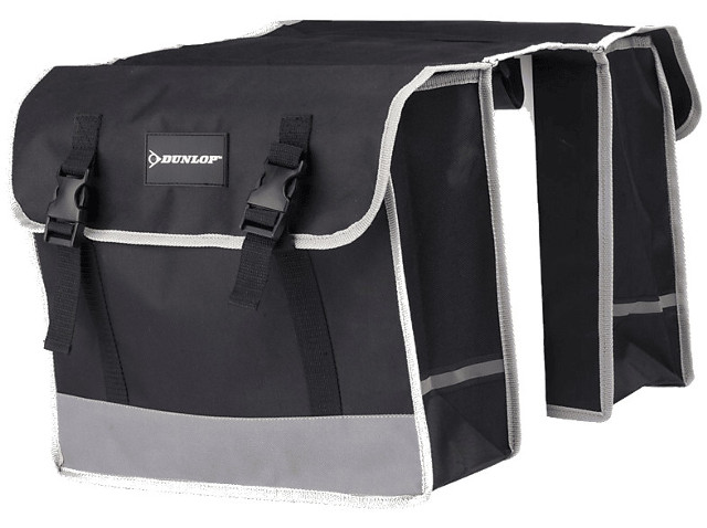 Sakwa rowerowa DUNLOP 417400 36x30x12 cm Czarno-szary
