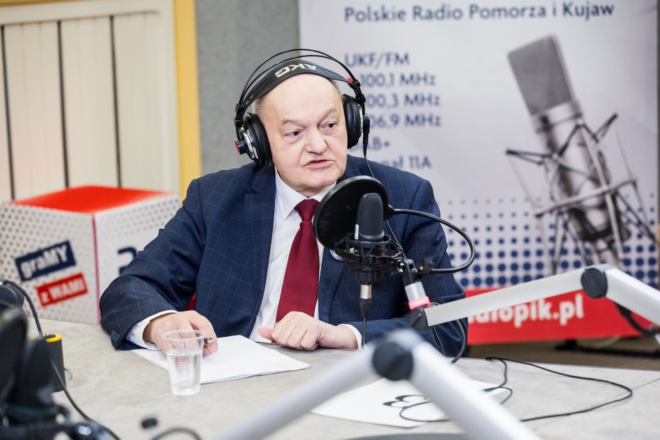 Debata kandydatów na prezydenta Grudziądza w studiu radia...