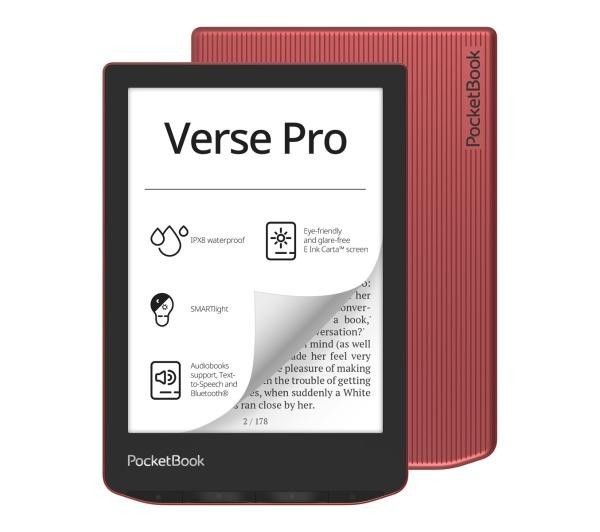 Pocketbook Verse Pro - 6" - 16GB -WiFi - czerwony