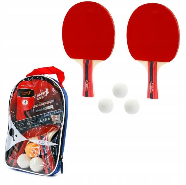 2 Paletki Do Tenisa Stołowego Ping Pong pokrowiec